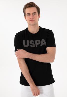 Erkek Regular Fit Bisiklet Yaka Siyah Basic Tişört - 50297988013