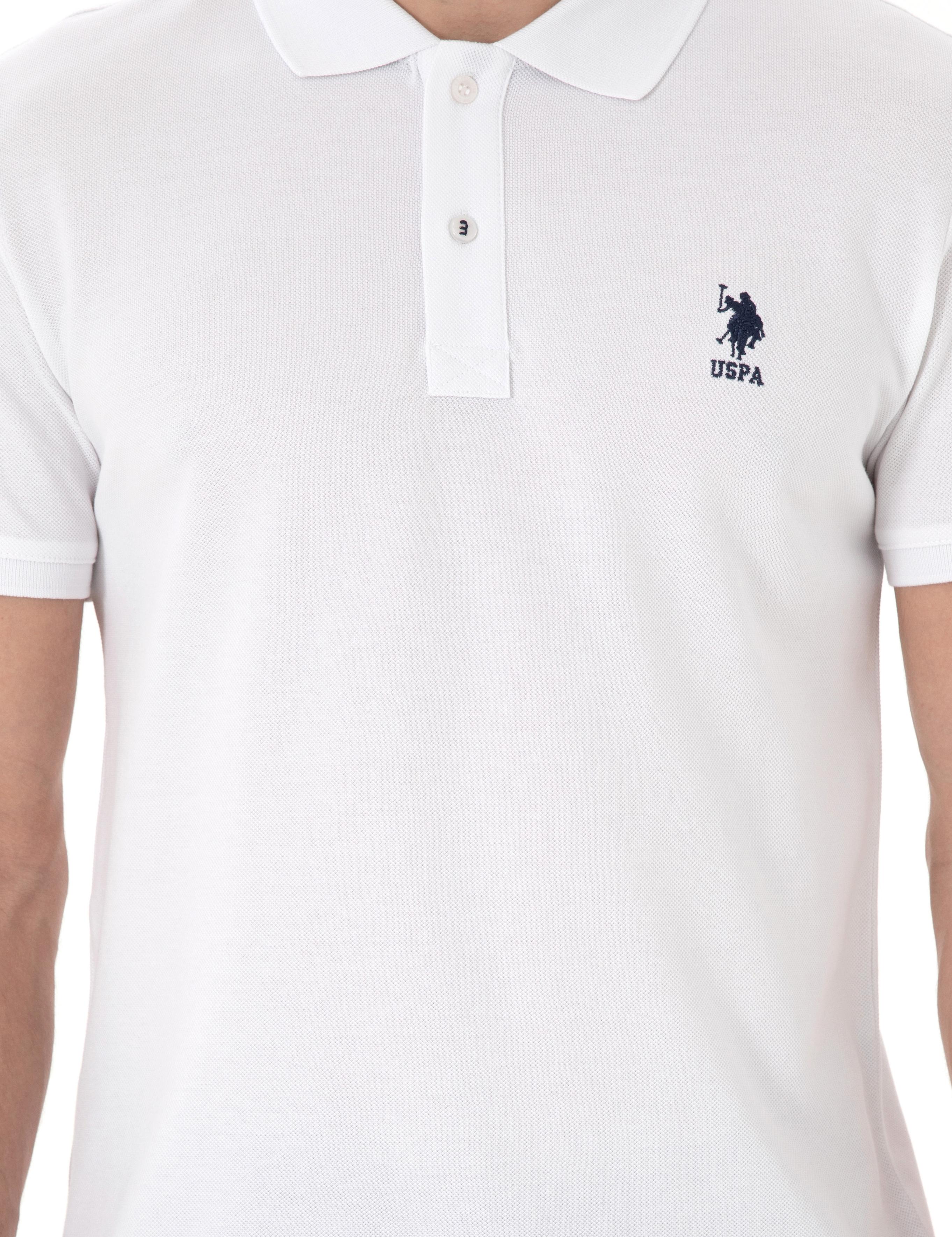 پولوشرت آستین کوتاه اندامی یقه پیراهنی مردانه یو اس پولو | U.S. Polo Assn. - تصویر 6