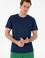 Erkek Regular Fit Bisiklet Yaka Modal Lacivert Basic Tişört