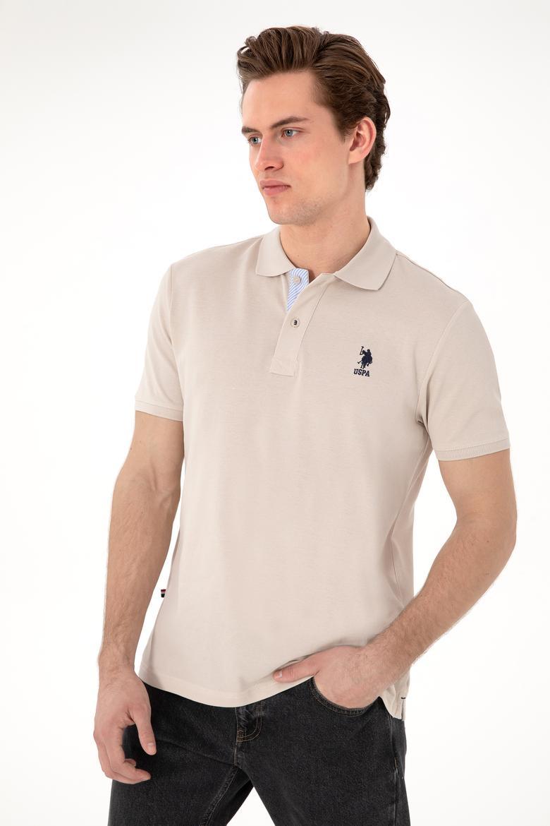 Erkek Regular Fit Polo Yaka Taş Basic Tişört - 50298031257
