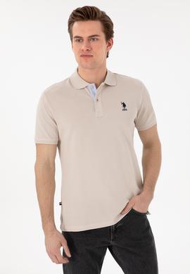 Erkek Regular Fit Polo Yaka Taş Basic Tişört - 50298031257