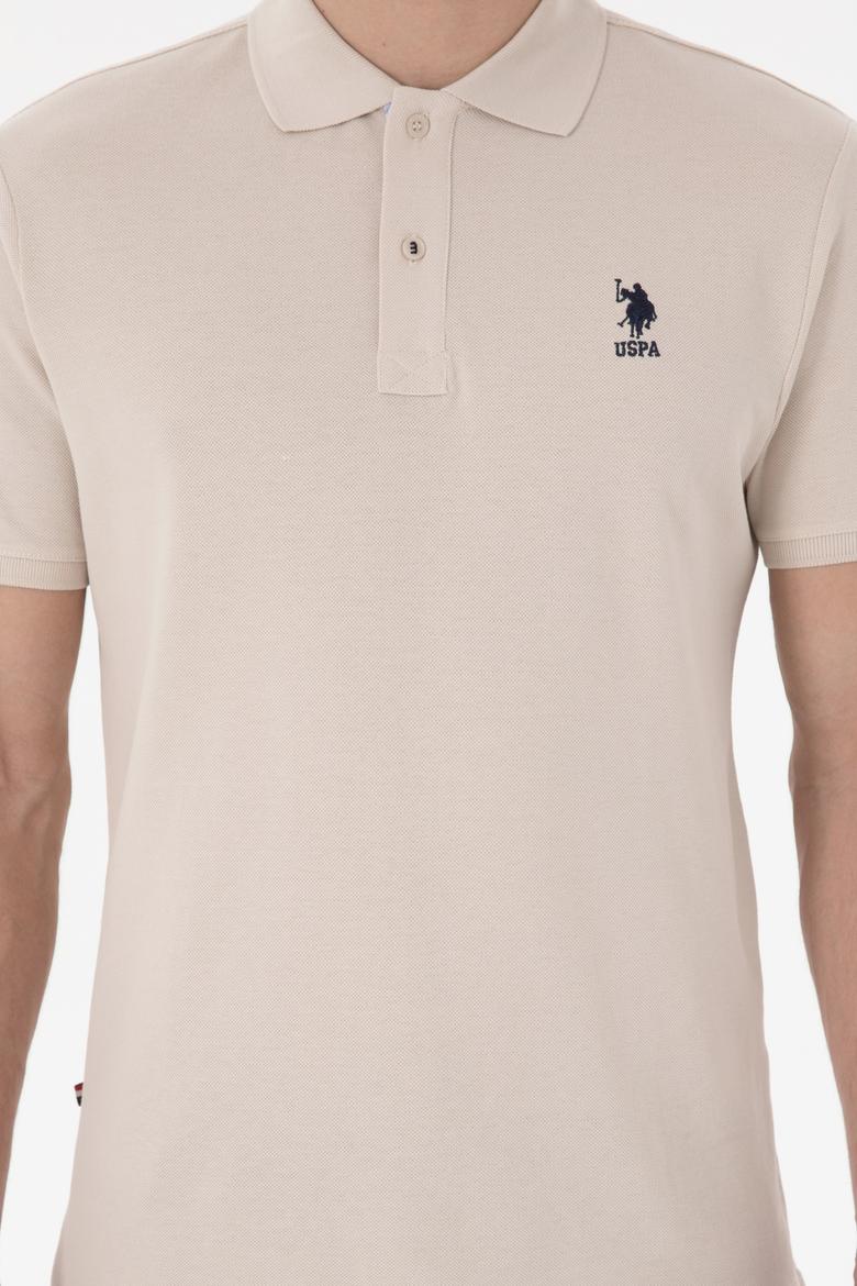 Erkek Regular Fit Polo Yaka Taş Basic Tişört - 50298031257