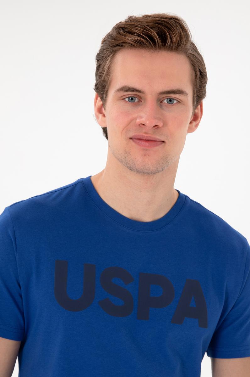 Erkek Regular Fit Bisiklet Yaka Saks Basic Tişört