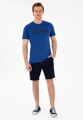 Erkek Regular Fit Bisiklet Yaka Saks Basic Tişört - 50297988265