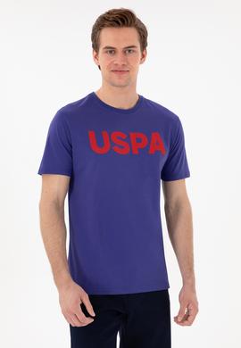 Erkek Regular Fit Bisiklet Yaka Kobalt Basic Tişört - 50297988272