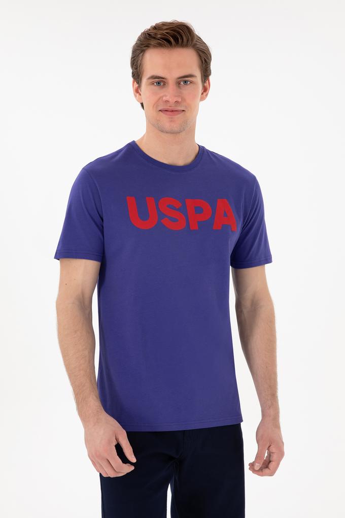 Erkek Regular Fit Bisiklet Yaka Kobalt Basic Tişört