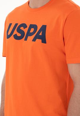 Erkek Regular Fit Bisiklet Yaka Nar Çiçeği Basic Tişört - 50297988252