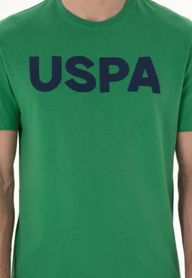 Erkek Regular Fit Bisiklet Yaka Yeşil Basic Tişört - 50297988056