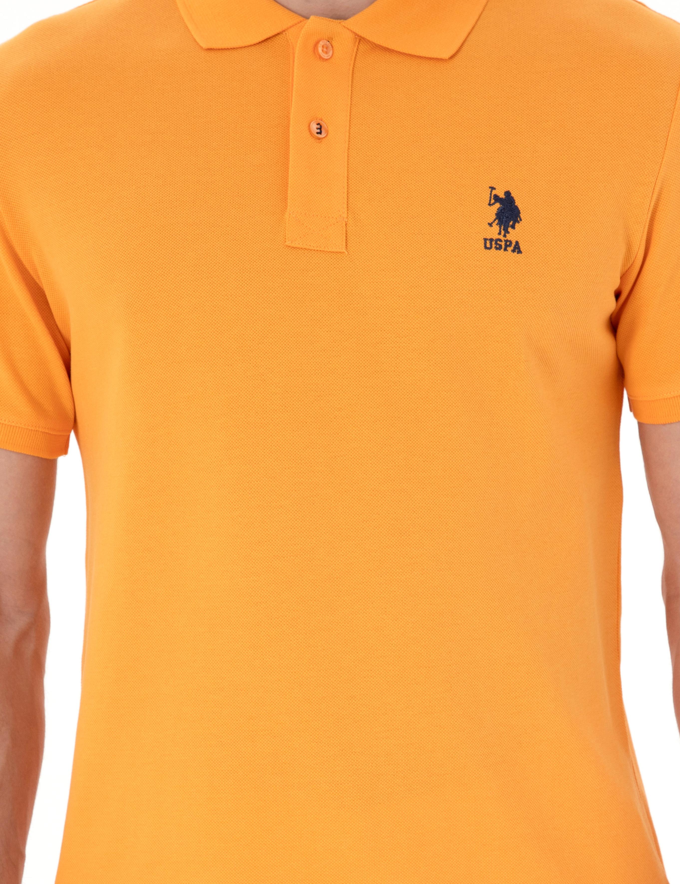پولوشرت آستین کوتاه اندامی یقه پیراهنی مردانه یو اس پولو | U.S. Polo Assn. - تصویر 6