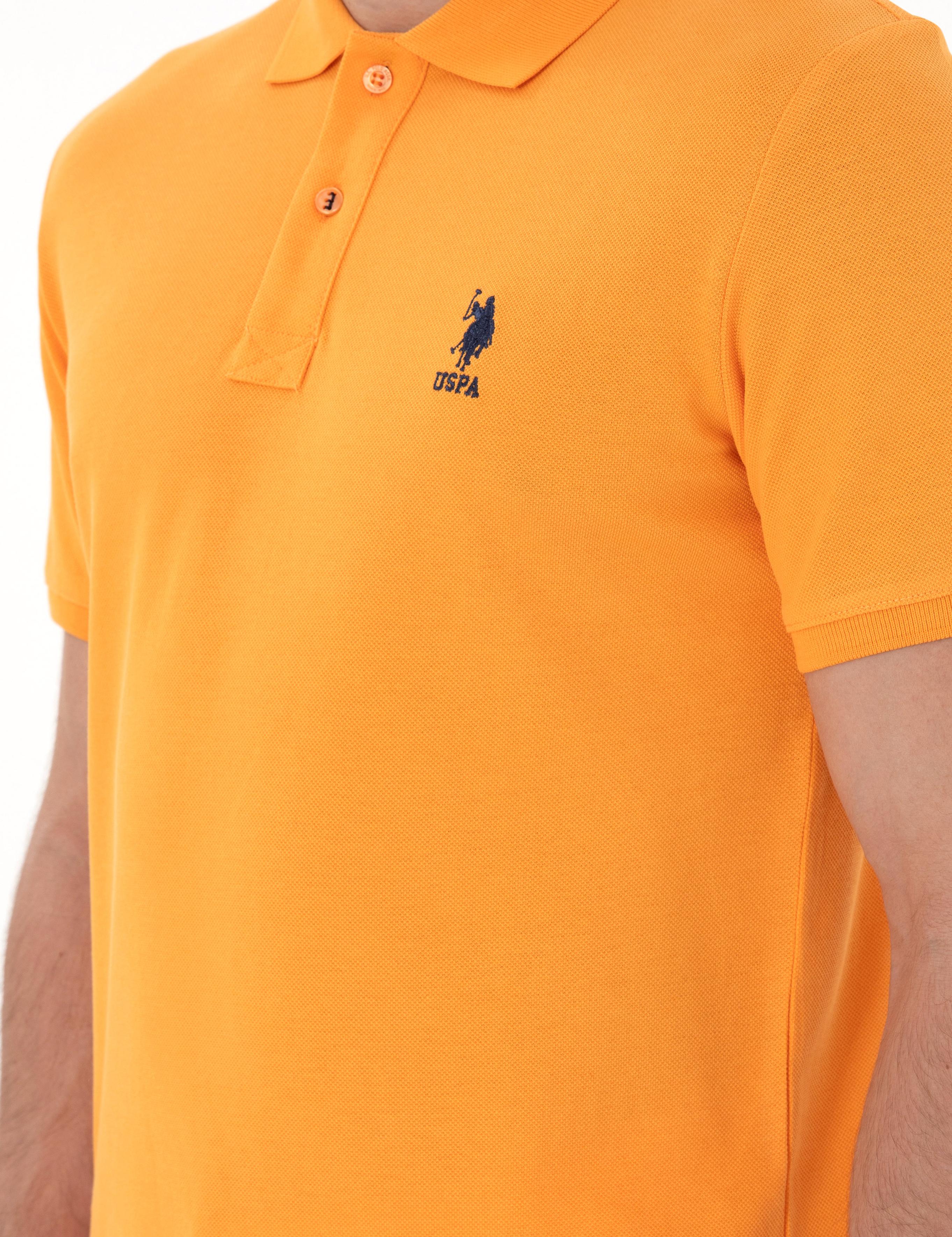 پولوشرت آستین کوتاه اندامی یقه پیراهنی مردانه یو اس پولو | U.S. Polo Assn. - تصویر 7