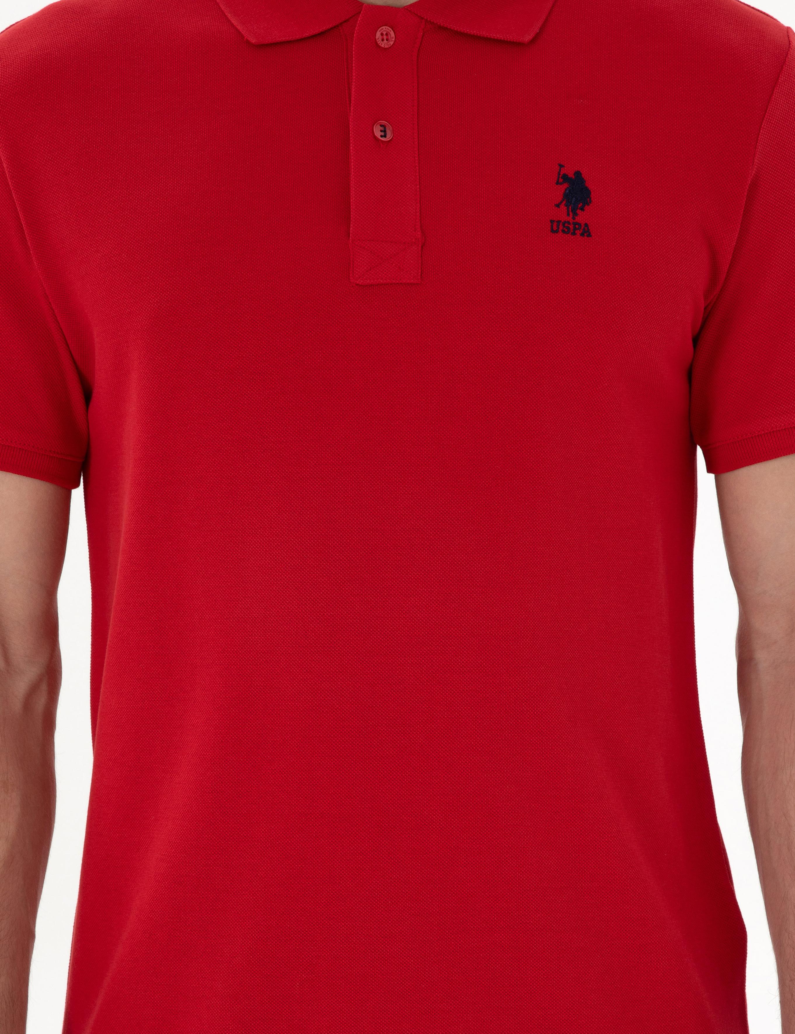 پولوشرت آستین کوتاه اندامی یقه پیراهنی مردانه یو اس پولو | U.S. Polo Assn. - تصویر 6