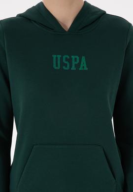 Kadın Koyu Yeşil Basic Sweatshirt - 50289536345