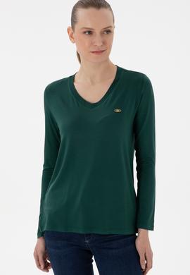 Kadın Koyu Yeşil Sweatshirt - 50289542102