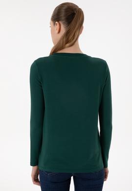 Kadın Koyu Yeşil Sweatshirt - 50289542102