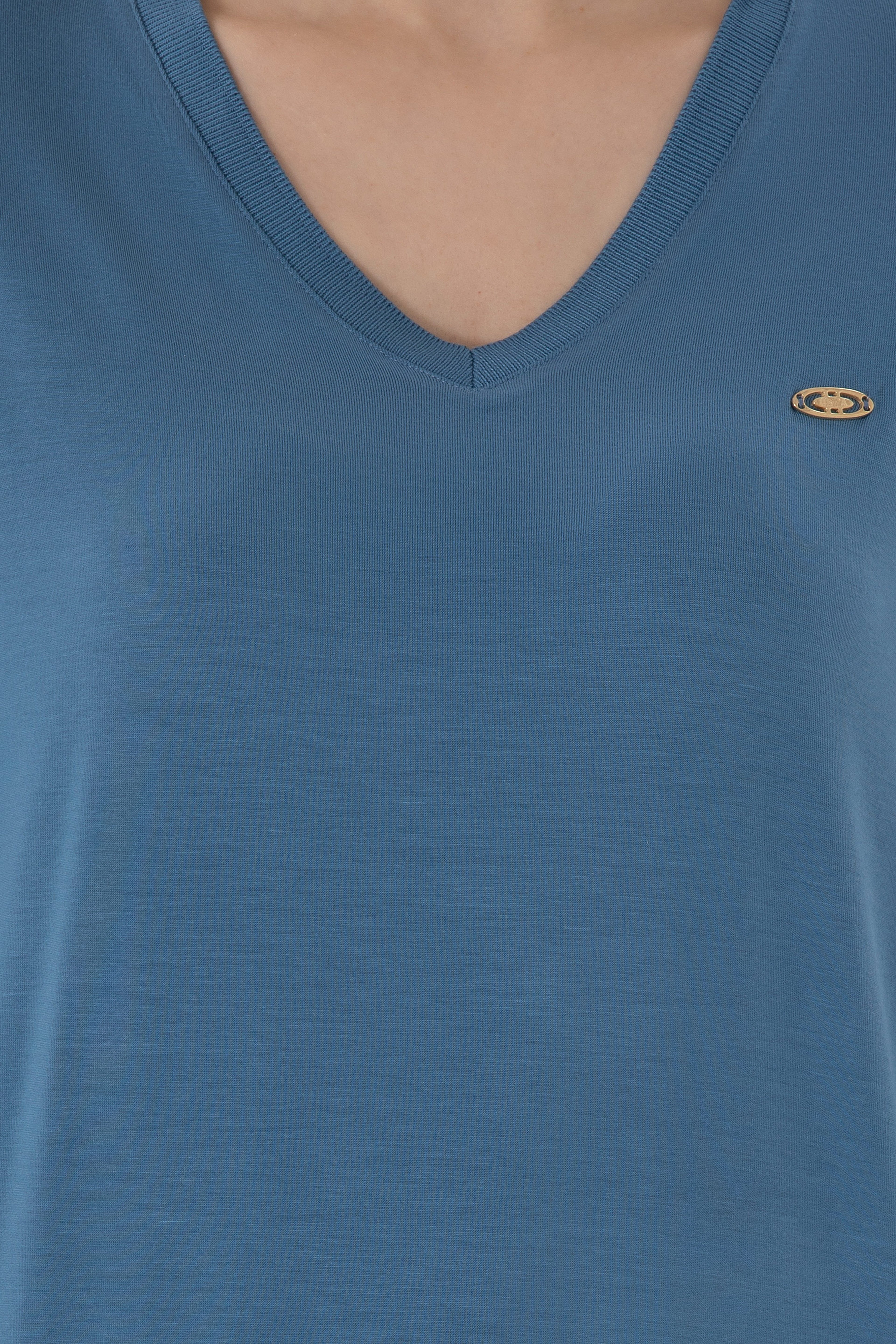 Kadın Saks Sweatshirt - Image 6