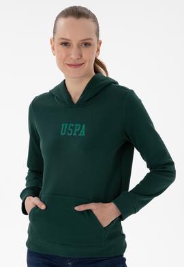 Kadın Koyu Yeşil Basic Sweatshirt - 50289536345