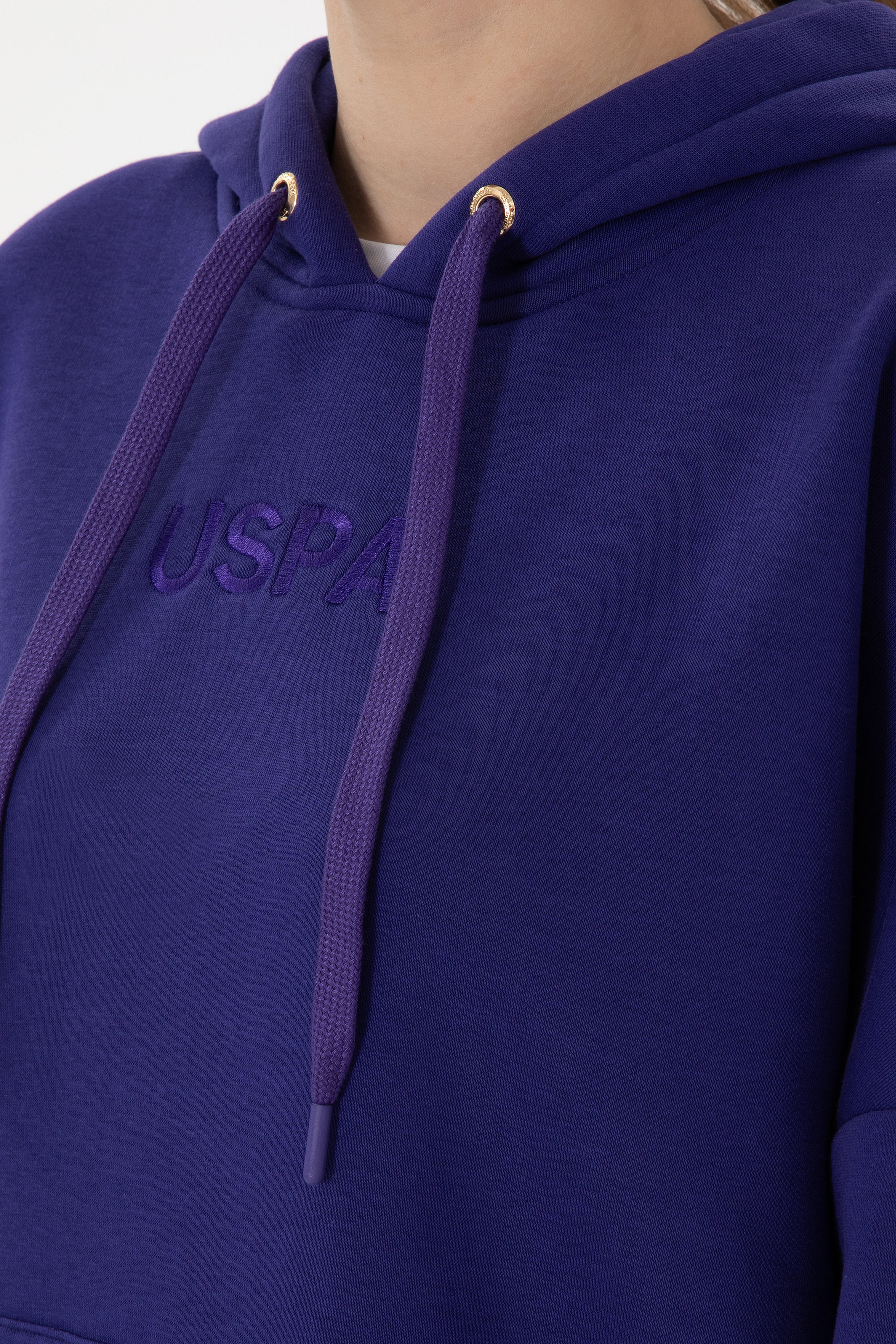 Kadın Mor Sweatshirt - Image 7
