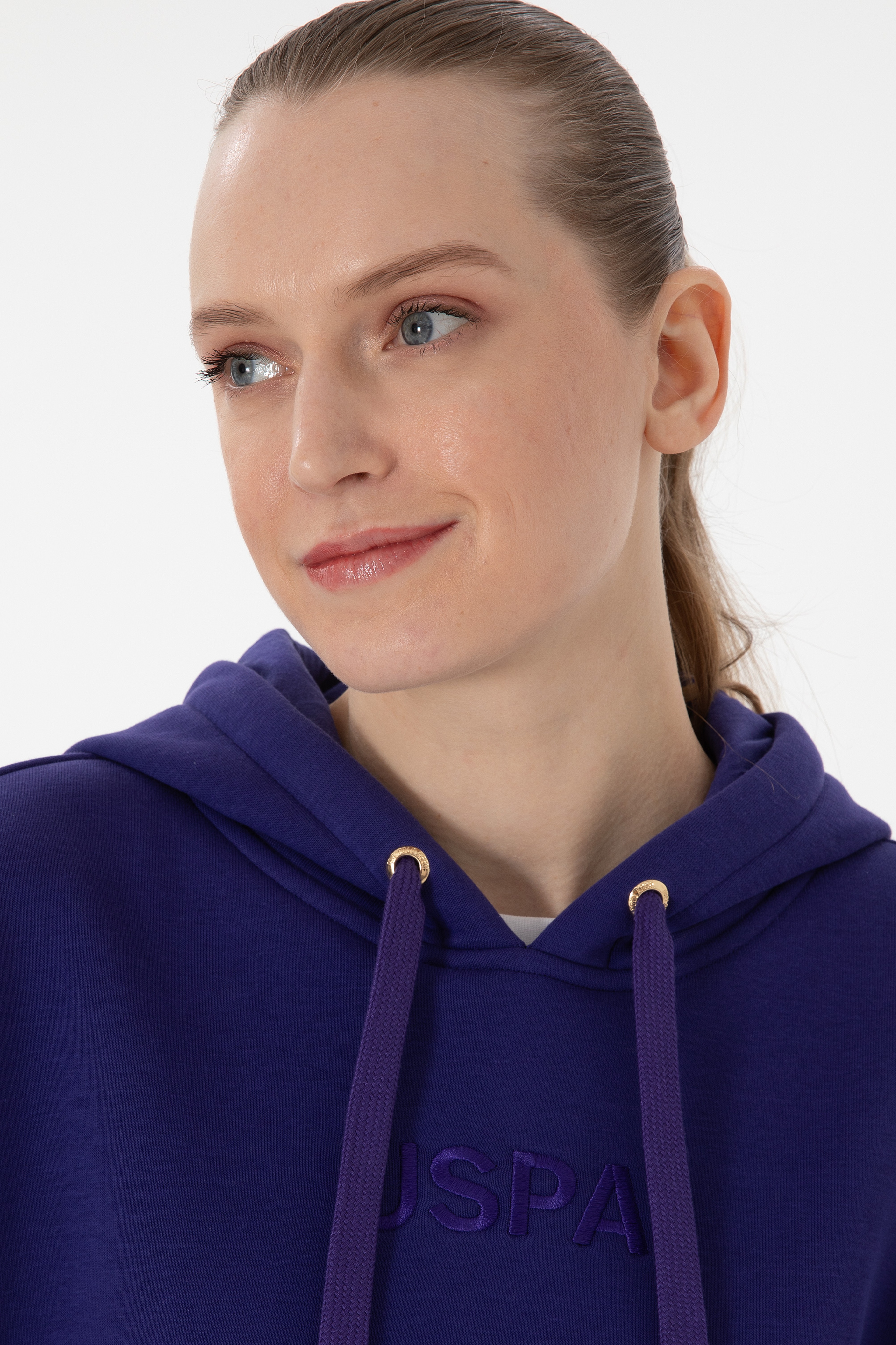 Kadın Mor Sweatshirt - Image 2