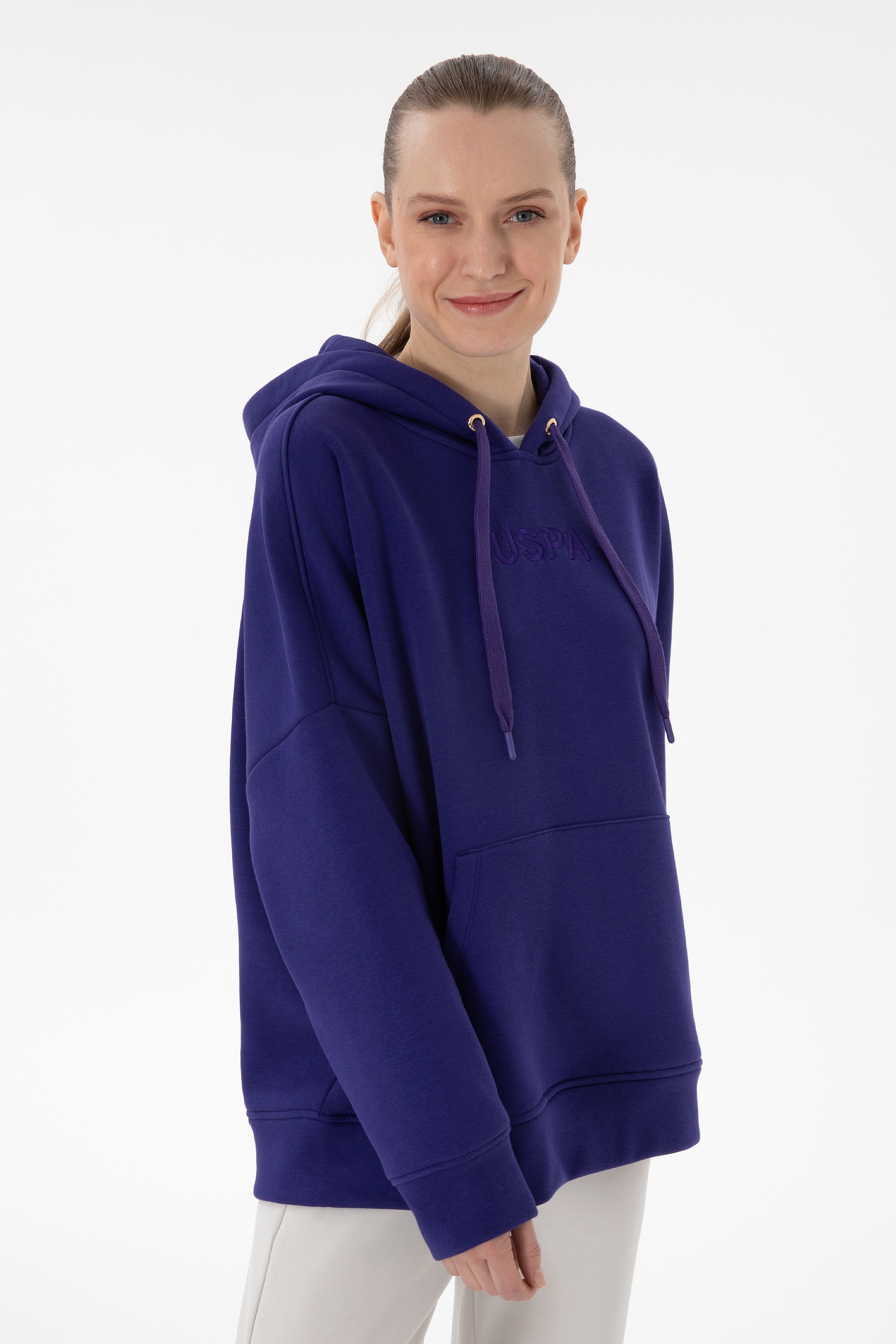 Kadın Mor Sweatshirt - Image 1