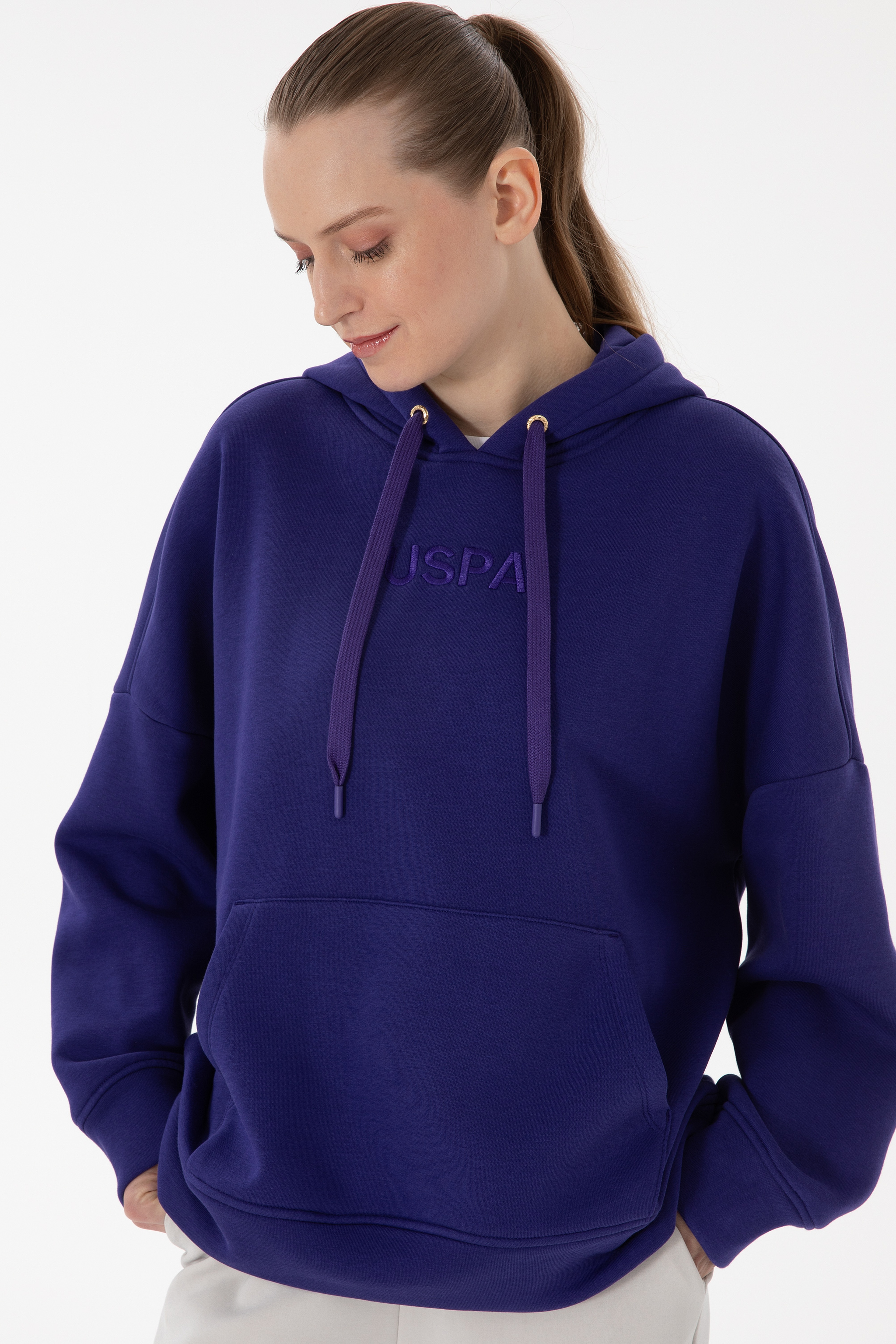 Kadın Mor Sweatshirt