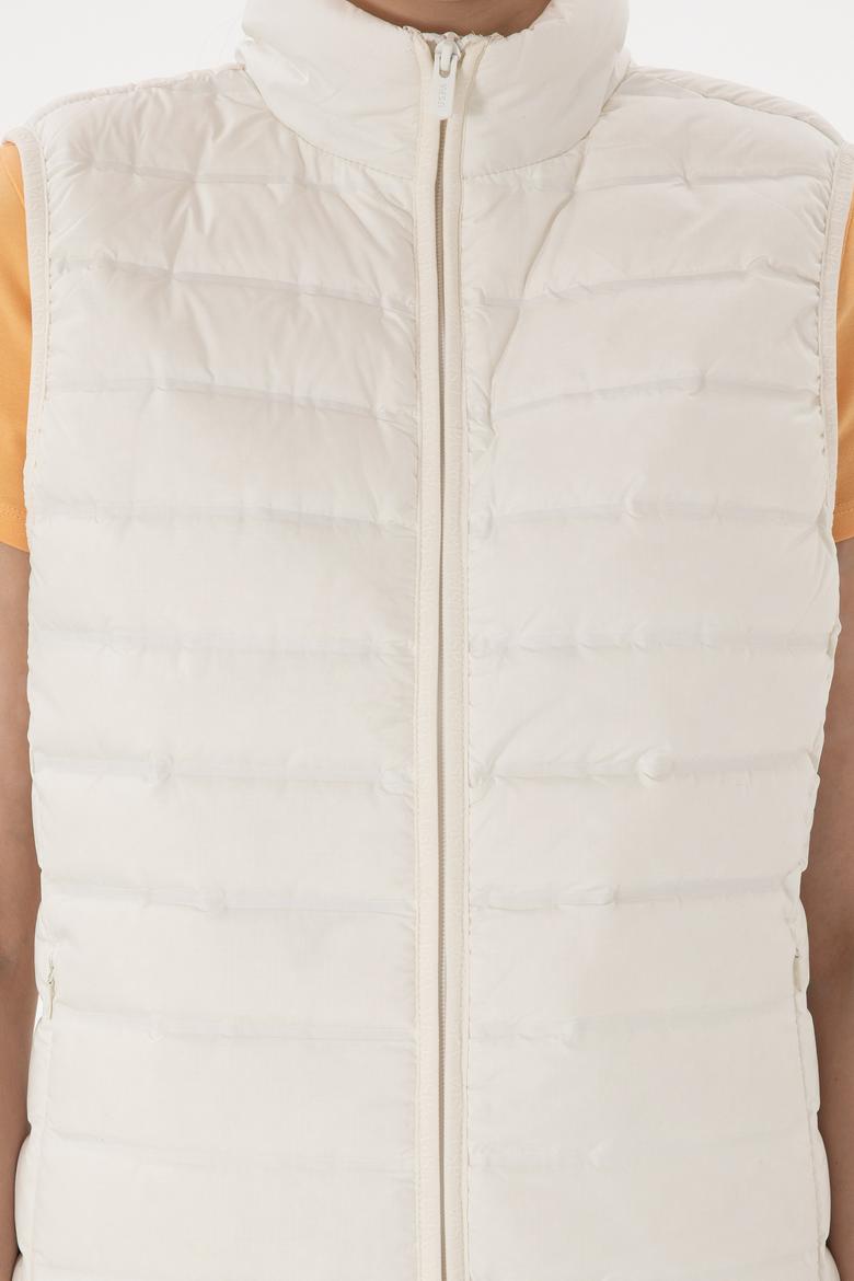 Kadın Krem Yelek - 50299178025