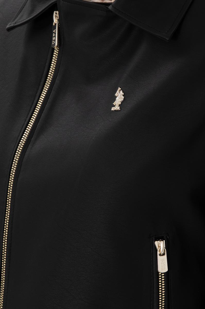 Kadın Siyah Deri Ceket