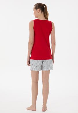 Kadın Kırmızı Pijama Takımı - 50312901011
