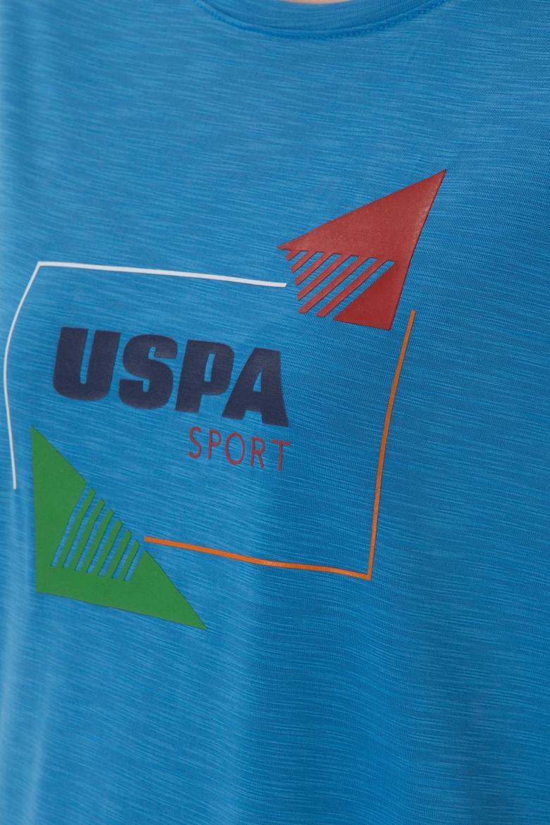 Kadın Saks Tişört - 50284350020