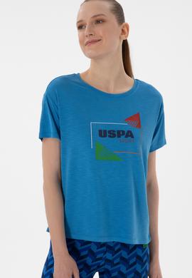 Kadın Saks Tişört - 50284350020