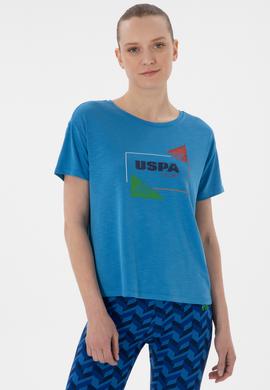 Kadın Saks Tişört - 50284350020