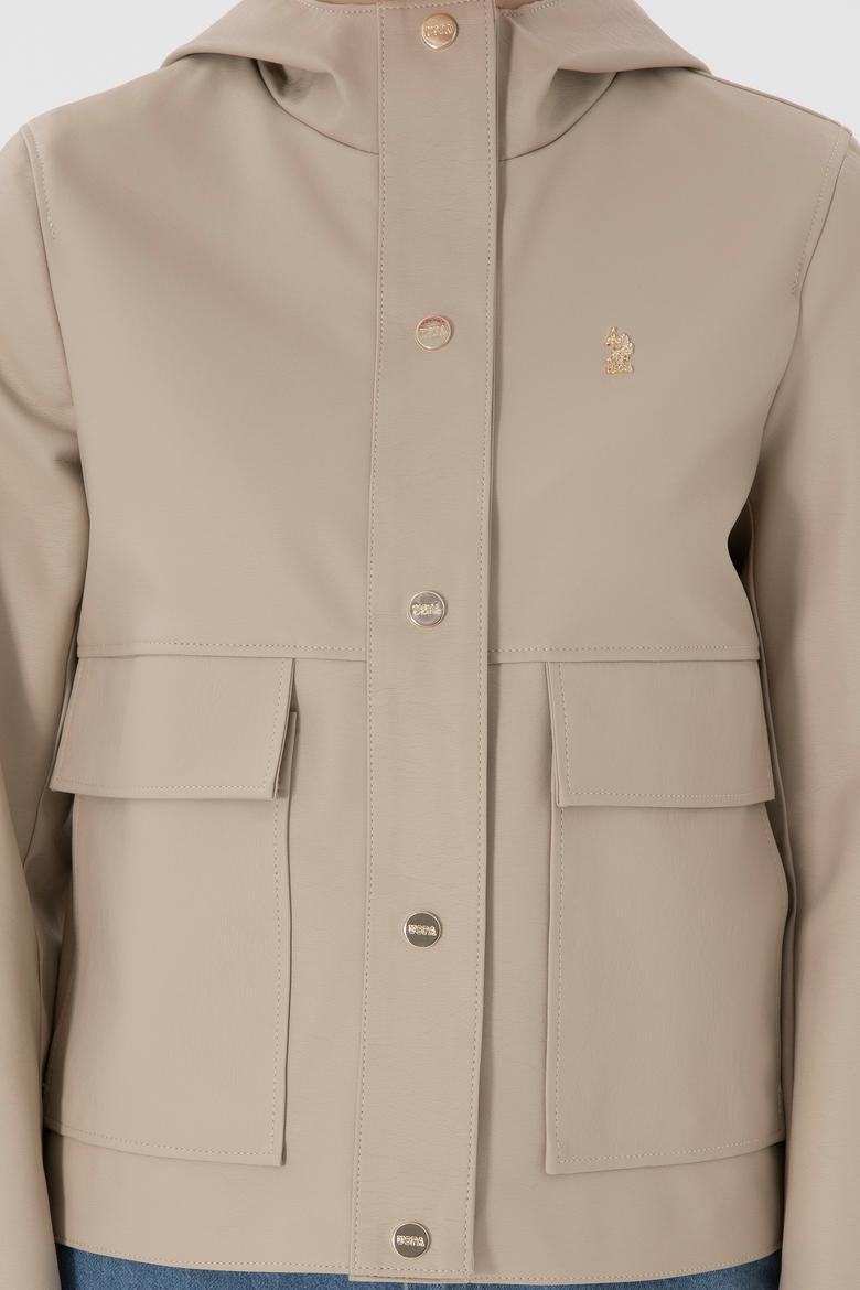 Kadın Taş Deri Ceket - 50307491004