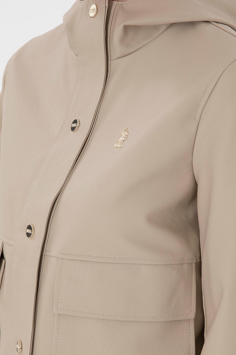 Kadın Taş Deri Ceket - 50307491004