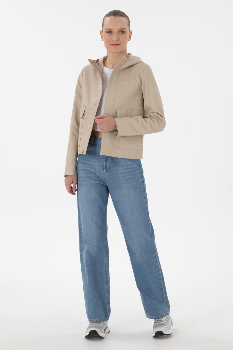 Kadın Taş Deri Ceket - 50307491004