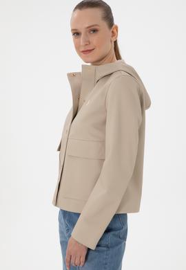 Kadın Taş Deri Ceket - 50307491004