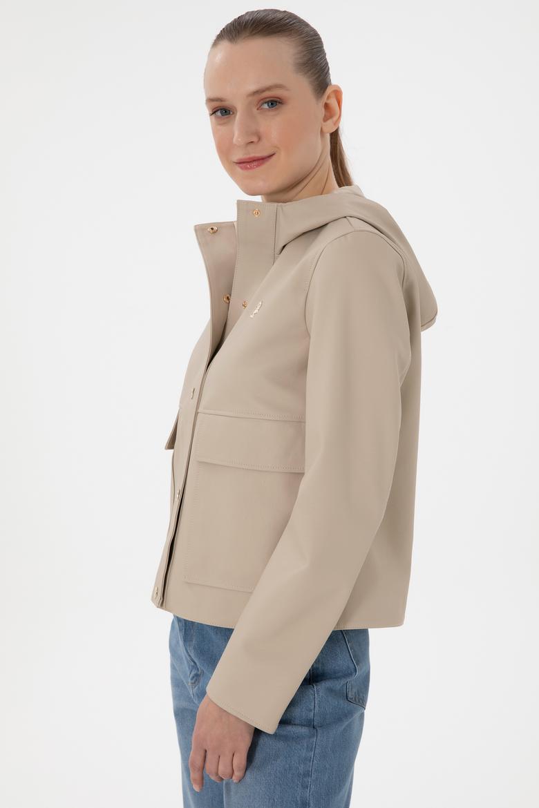 Kadın Taş Deri Ceket - 50307491004