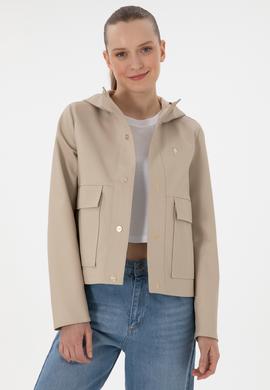 Kadın Taş Deri Ceket - 50307491004