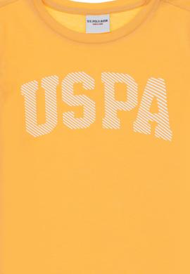 Kız Çocuk Turuncu Basic Tişört - 50298193162