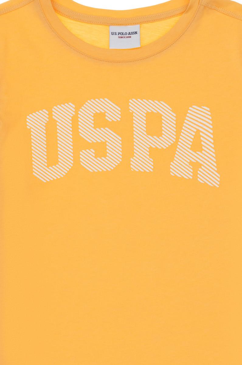 Kız Çocuk Turuncu Basic Tişört