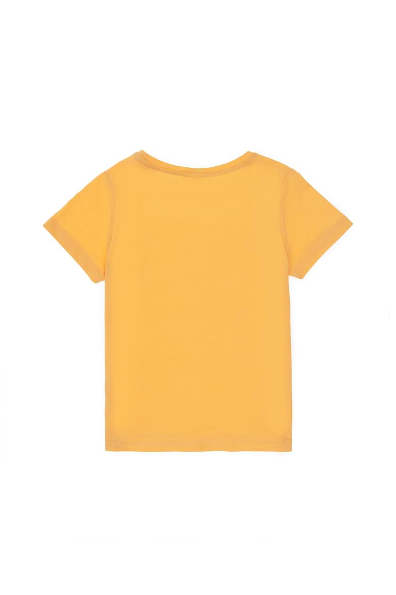 Kız Çocuk Turuncu Basic Tişört - 50298193162