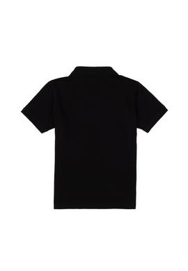 Erkek Çocuk Siyah Basic Polo Yaka Tişört - 50298049004