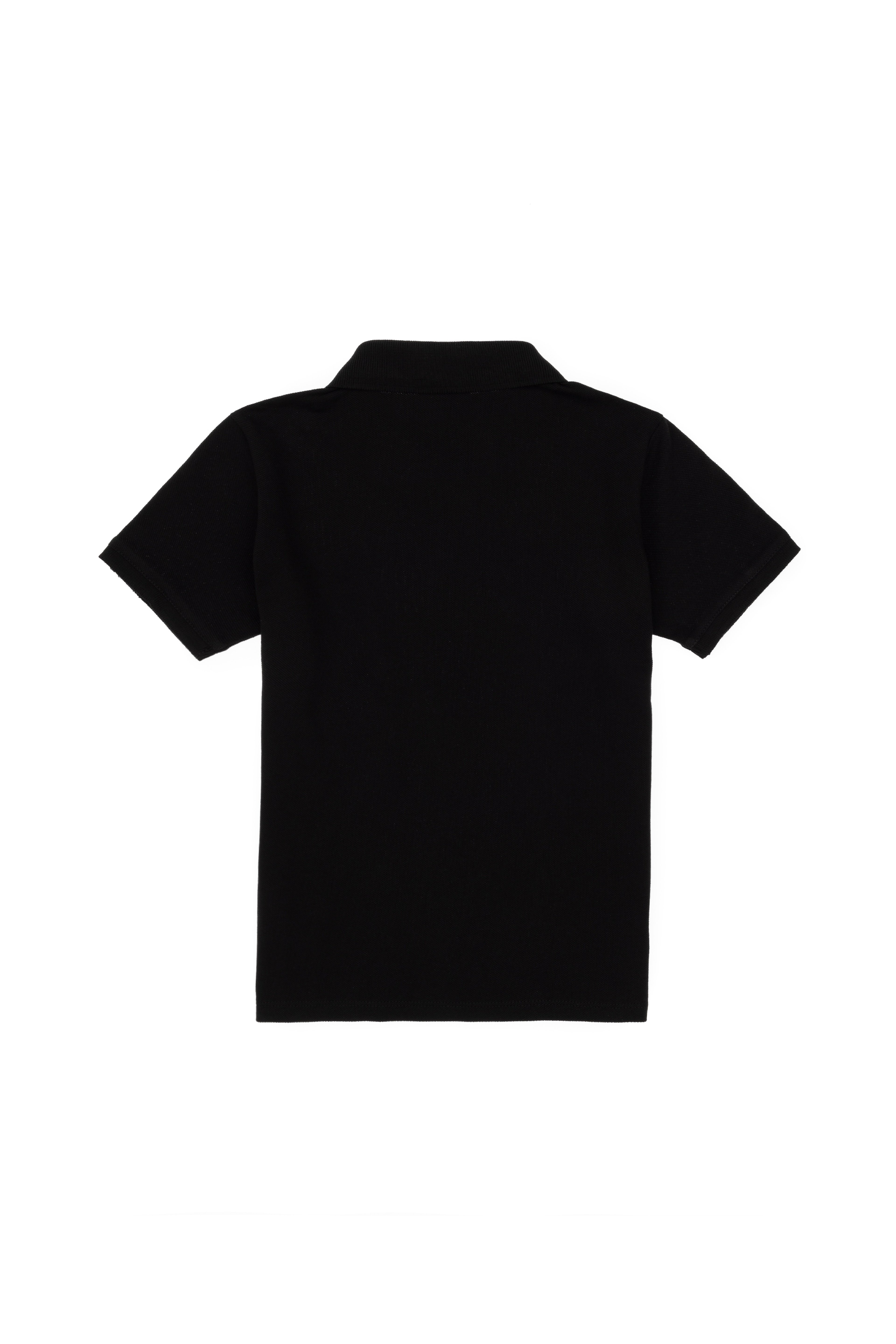 Erkek Çocuk Siyah Basic Polo Yaka Tişört - Image 2