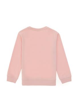 Kız Çocuk Toz Pembe Basic Sweatshirt - 50296576020