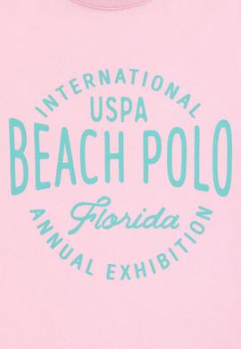 Erkek Çocuk Açık Pembe Bisiklet Yaka Tişört - 50307129023