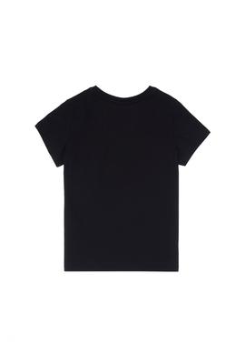 Erkek Çocuk Siyah Basic Bisiklet Yaka Tişört - 50306514085