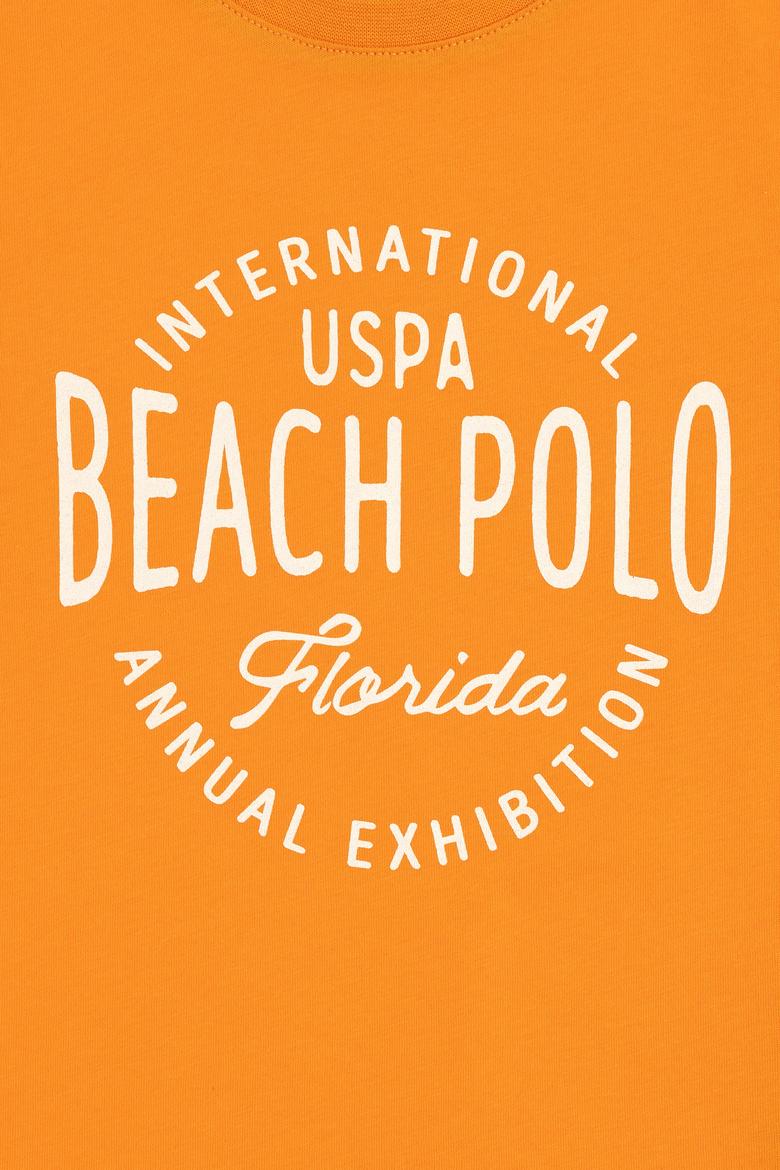 Erkek Çocuk Turuncu Bisiklet Yaka Tişört - 50307129062