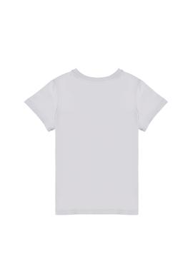 Erkek Çocuk Açık Gri Basic Bisiklet Yaka Tişört - 50306514113