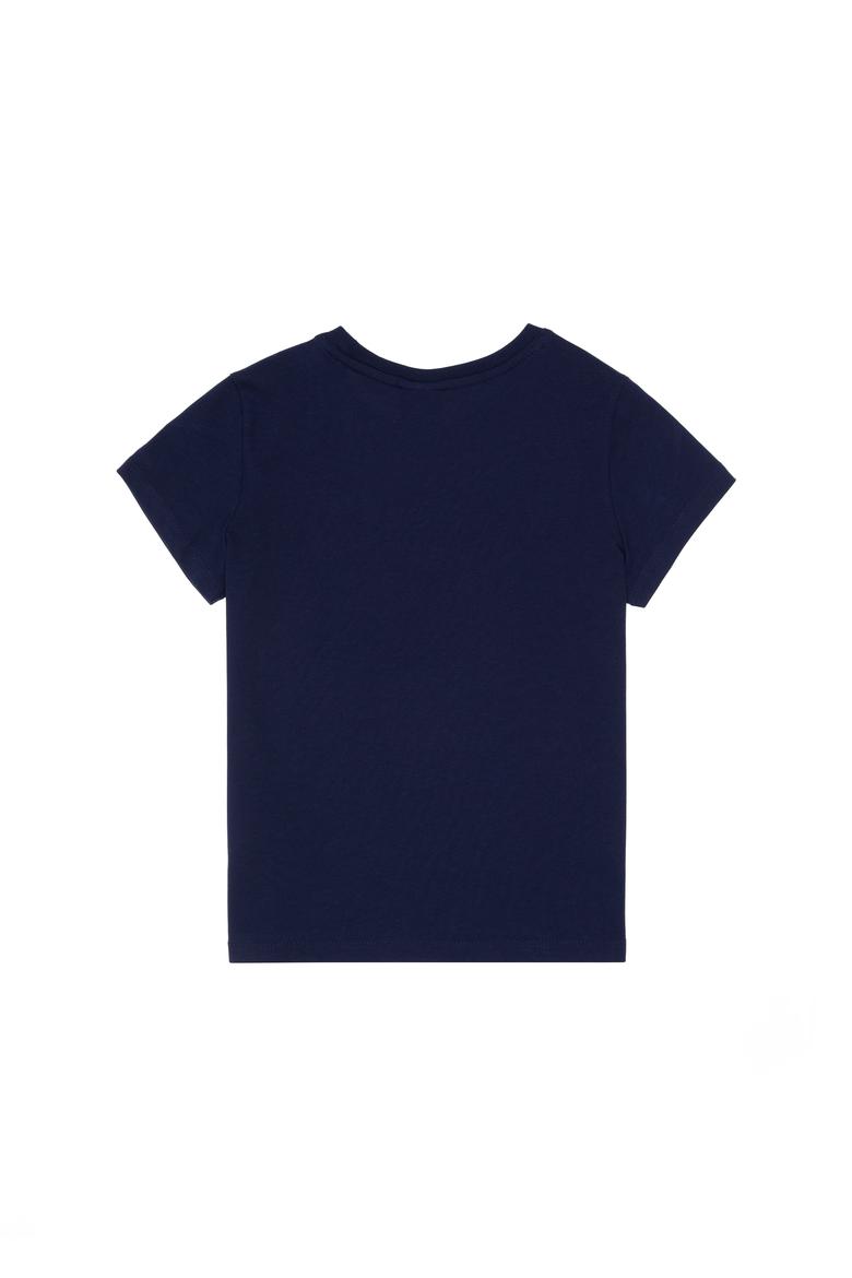 Erkek Çocuk Lacivert Basic Bisiklet Yaka Tişört - 50306514008