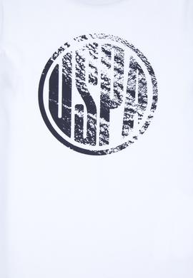 Erkek Çocuk Beyaz Basic Bisiklet Yaka Tişört - 50306514012