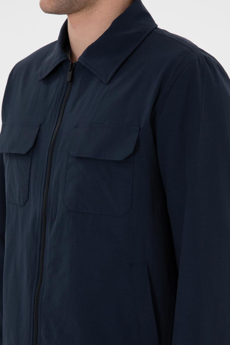 Erkek Lacivert Mont - 50299386002