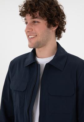 Erkek Lacivert Mont - 50299386002